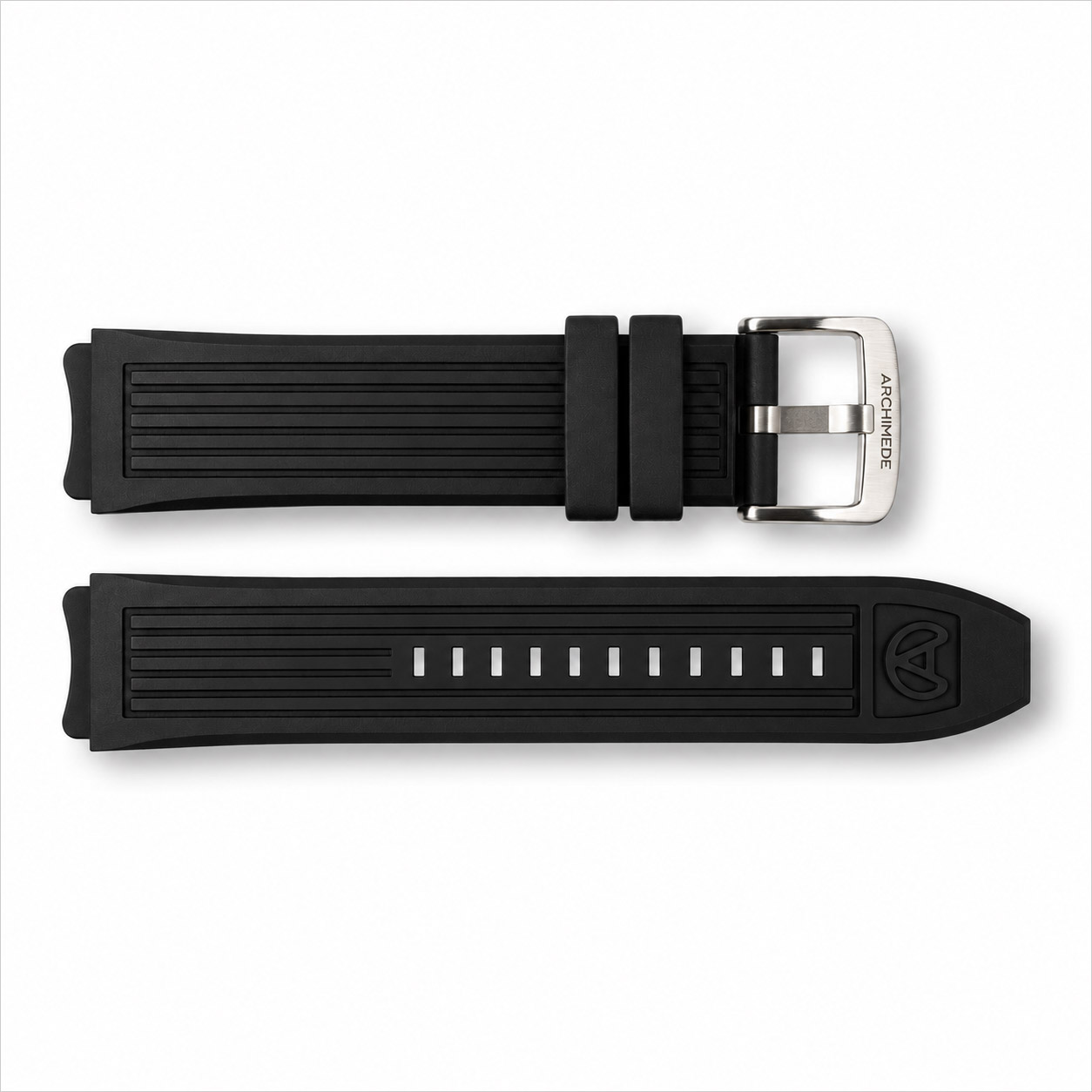 OutDoor Silicone strap | black | 18mm