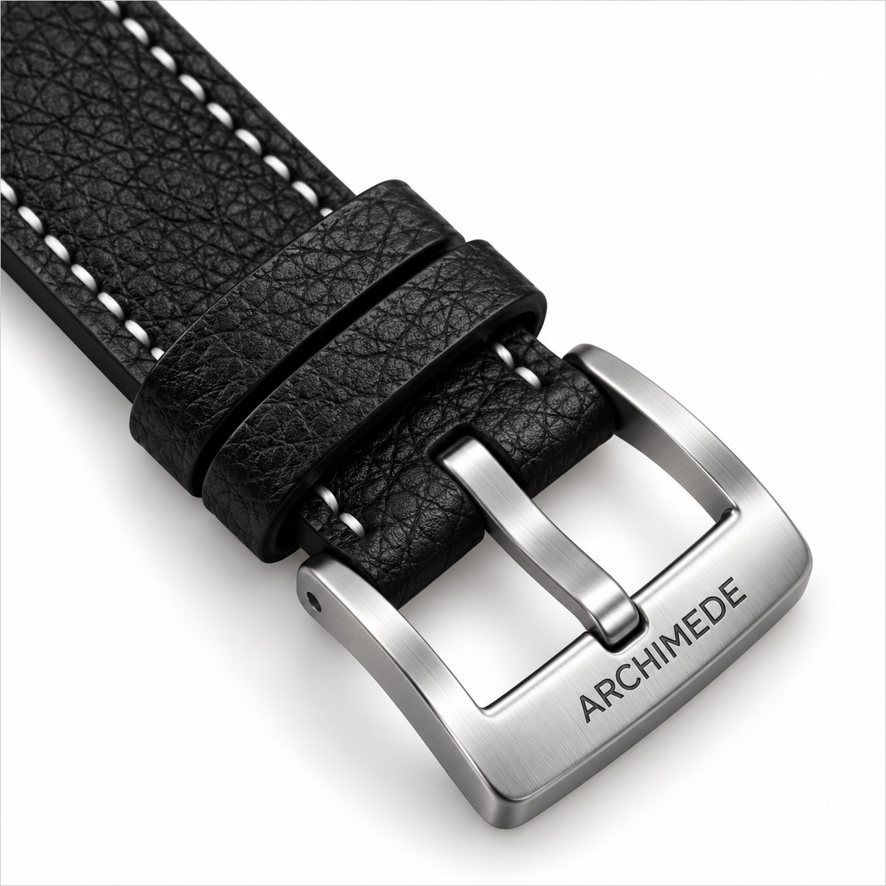 OutDoor leather strap | black | 18mm