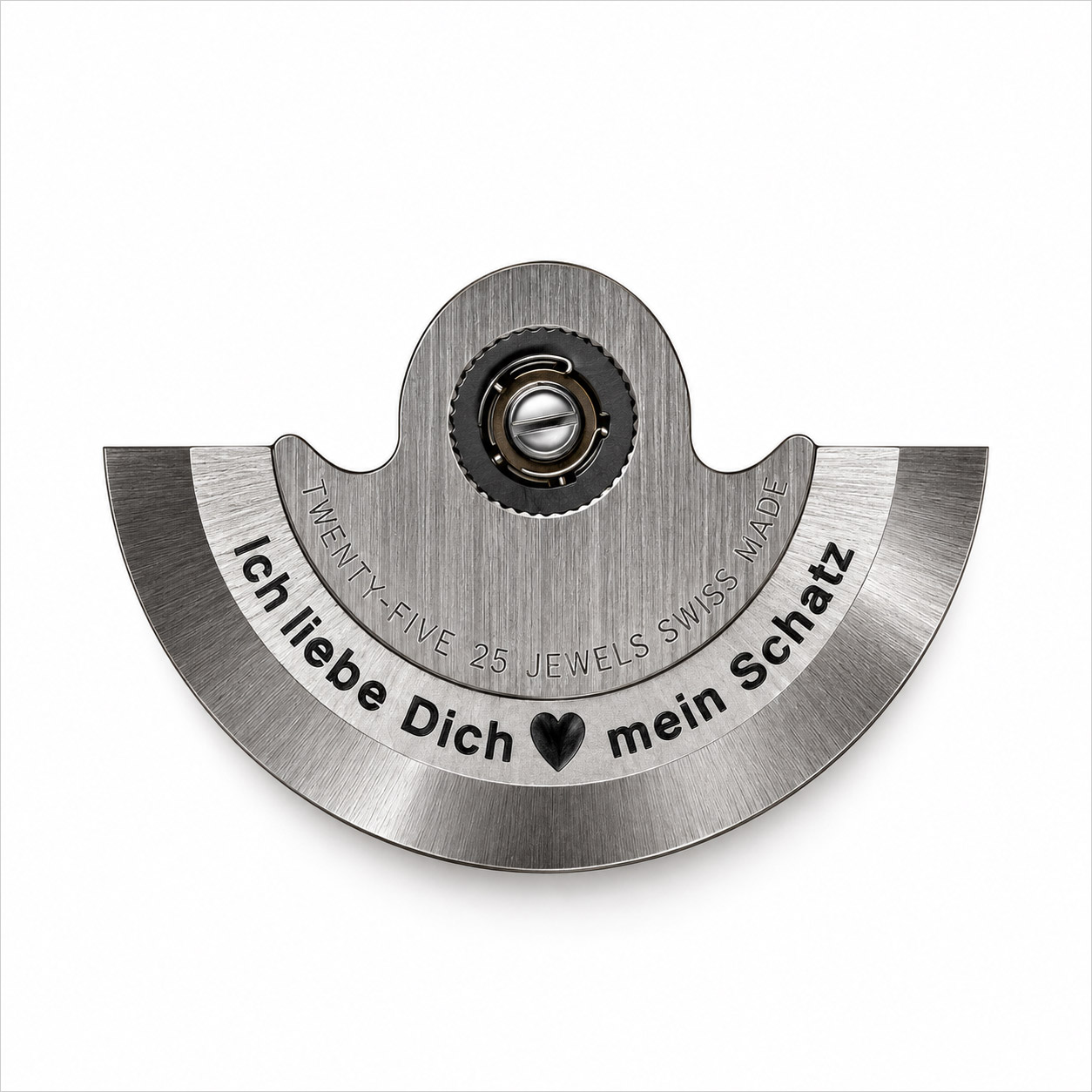 Individual engraving on the rotor