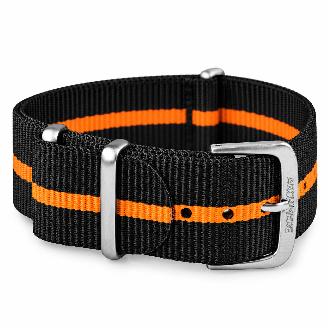 NATO Strap| Black / Orange