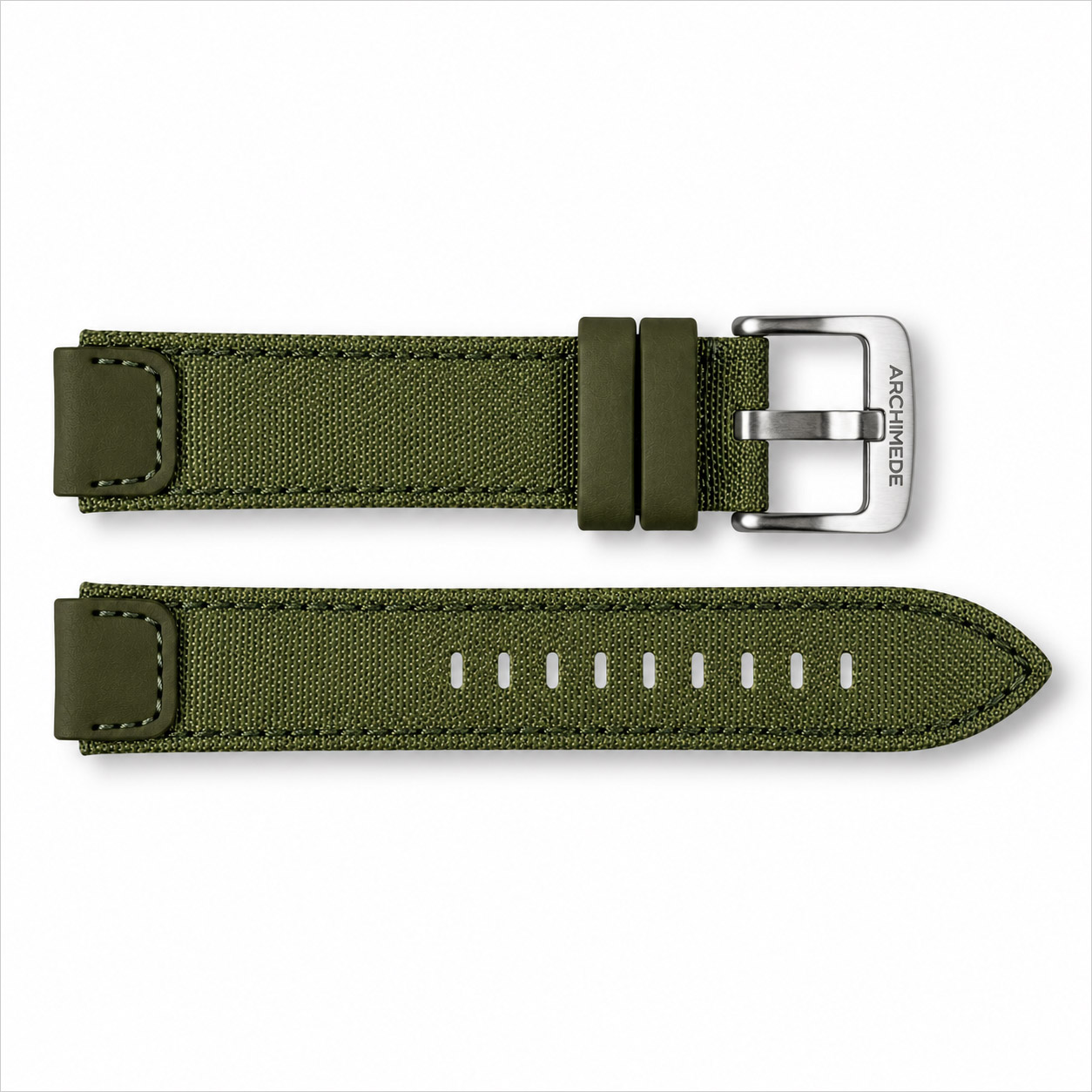 OutDoor Canvas strap | Olive | 18mm